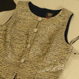 Vince Camuto Metallic dress Fit and Flare